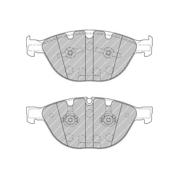 FERODO - FDB1883 (колодки дисковые п./ BMW E60/E61/E63/E65/E66 3.5/5.0/6.0i 03>)