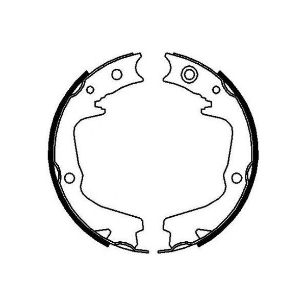FERODO - FSB4112 (FSB4112 колодки барабанные ручника!/ Subaru Legacy/Forester/Impresa 2.0i/2.5 92>)