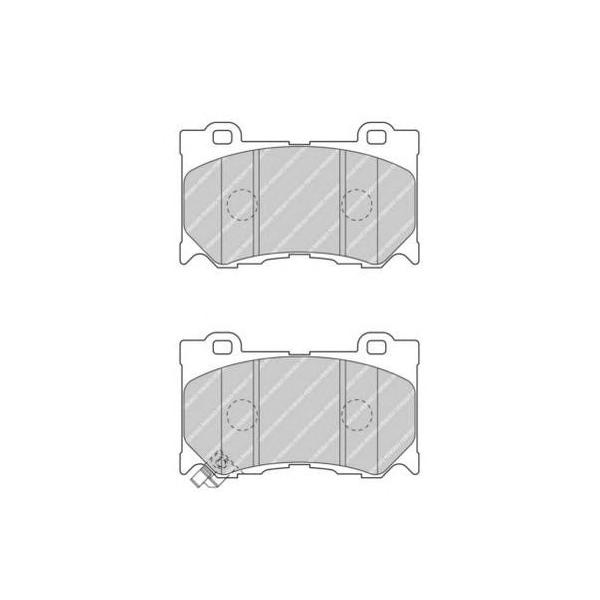FERODO - FDB4284 (колодки дисковые передние/ Infiniti G37 08>/M37/M56 11>, Nissan 370Z 09-11)