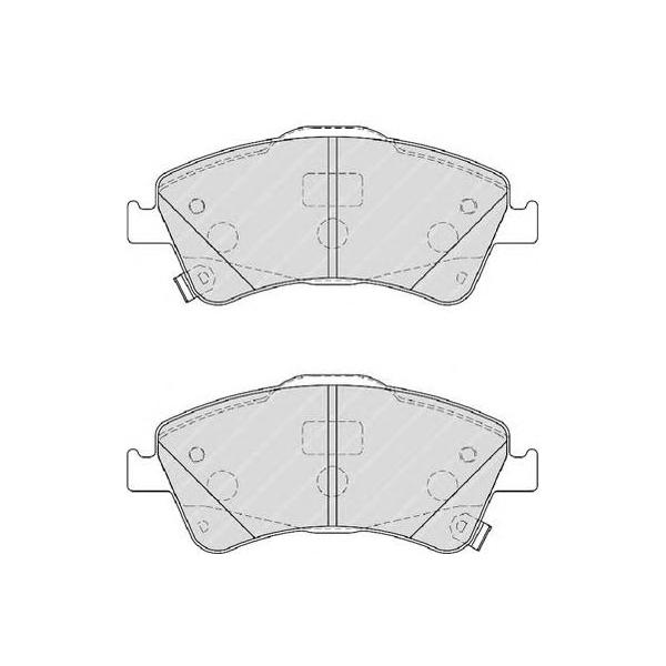 FERODO - FSL4047 (колодки дисковые п./ Toyota Avensis 1.6-2.2D 09>)