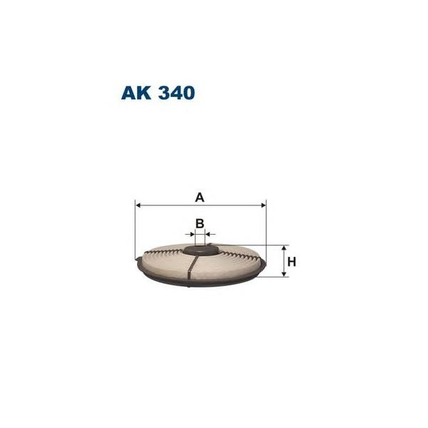 FILTRON - AK 340 (AK 340 Фильтр возд.TOYOTA COROLLA 1.3 84->97 (LX729))