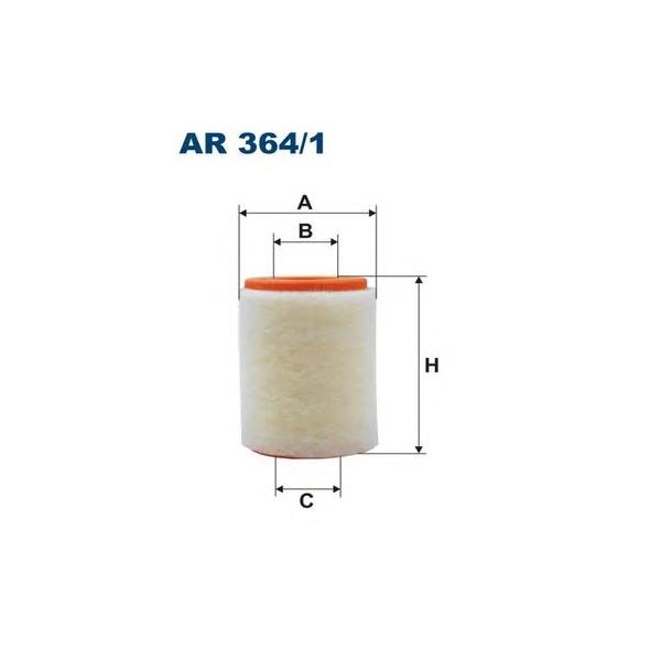 FILTRON - AR 364/1 (Фильтр воздушный SMART FORTWO/ROADSTER 0.6/0.7/1.0)