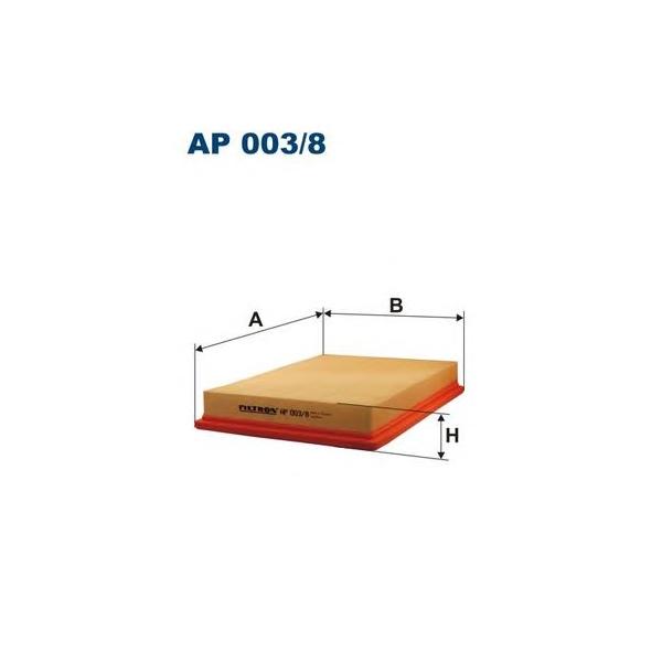 FILTRON - AP003/8 (AP 003/8 Фильтр возд CHEROKEE/LIBERTY 03->(LX1272))