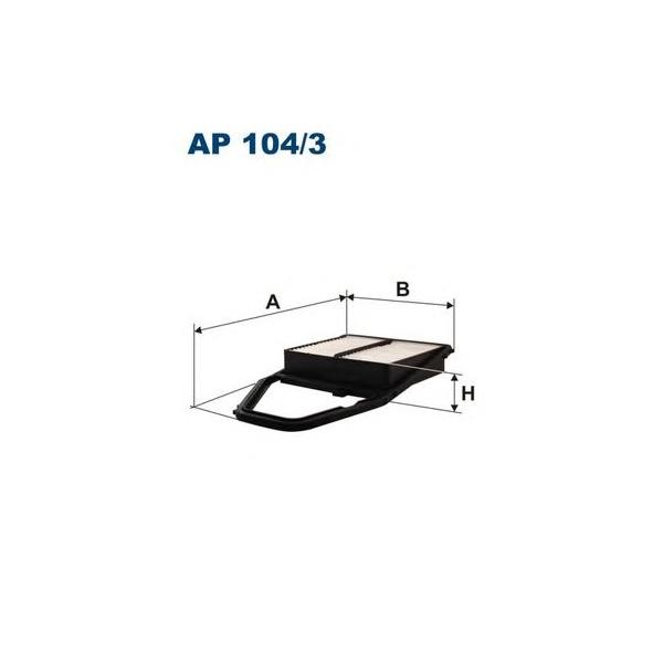 FILTRON - AP 104/3 (AP 104/3 Фильтр возд. CIVIC 1,6 01->)