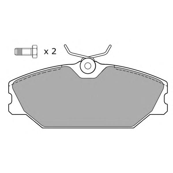FREMAX - FBP-0509-01 (Колодки торм.пер.)