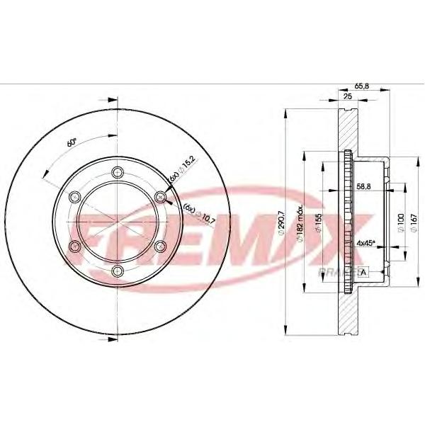 FREMAX - BD3520 (Диск тормозной)