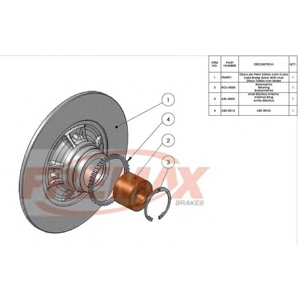 FREMAX - BD4901 (Диск тормозной)