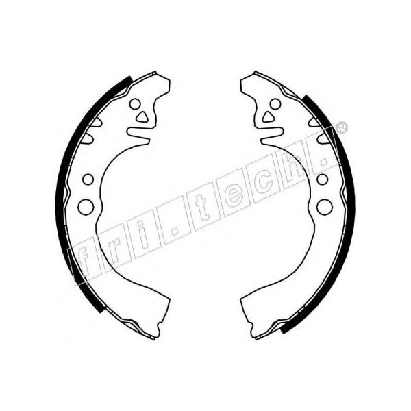 FRITECH - 1026.344 (Колодки барабанные DAIHATSU CHARADE 90>)