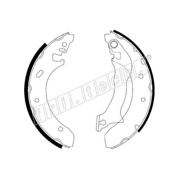 FRITECH - 1040.138 (Колодки барабанные FORD MONDEO 9