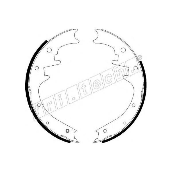 FRITECH - 1088.233 (Колодки барабанные JEEP CHEROKEE)