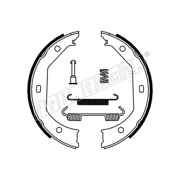 FRITECH - 1019.027K (Колодки барабанные BMW 5 + BRAKE KIT)