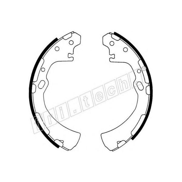 FRITECH - 1067.175 (Колодки барабанные NISS TERRANO 2.4-3.0 87>)