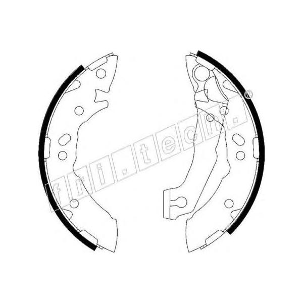 FRITECH - 1046.204 (Колодки барабанные HYUNDAI ACCENT 94->)
