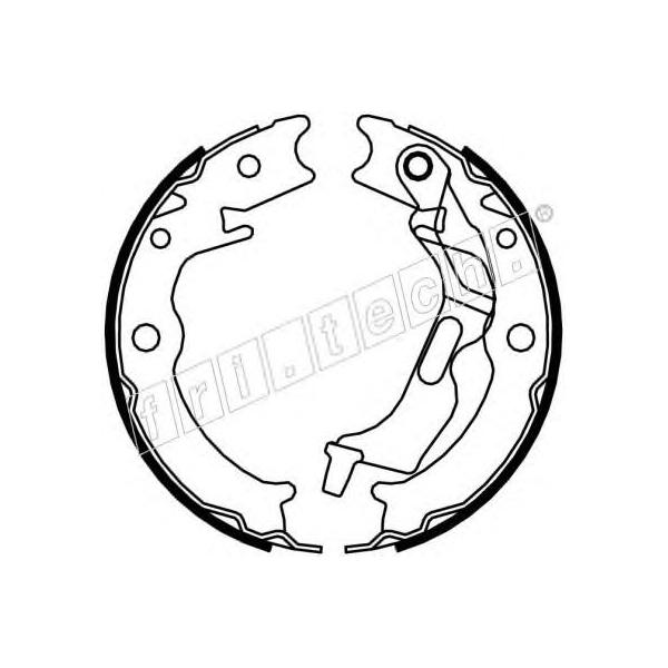 FRITECH - 1027.007 (Колодки барабанные Chevrolet Lacetti/Nubira 05-)