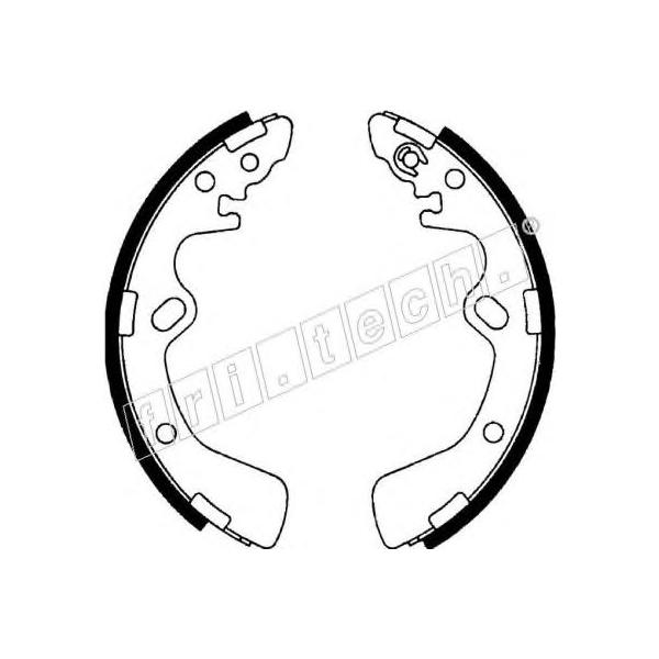 FRITECH - 1049.136 (Колодки барабанные MAZDA 626 87-89)