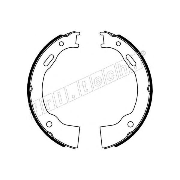 FRITECH - 1088.242 (Колодки тормозные барабанные)