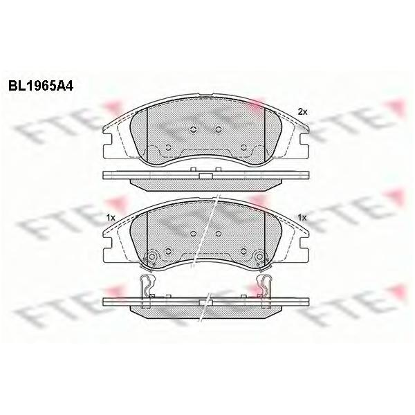 FTE - BL1965A4 (Колодки тормозные дисковые)