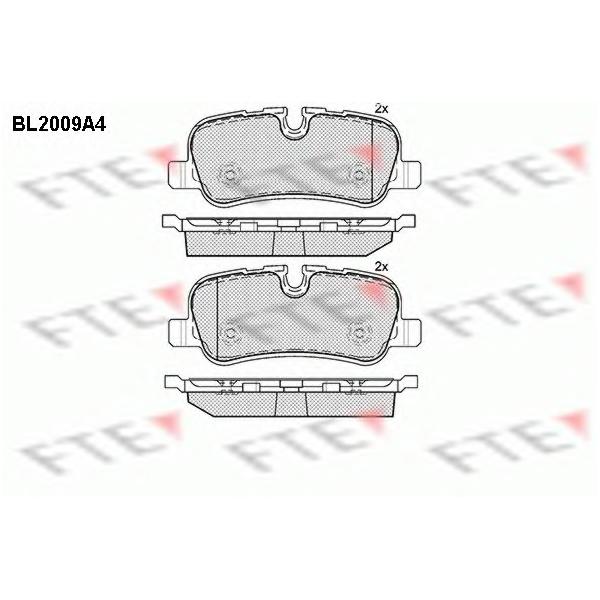 FTE - BL2009A4 (Колодки тормозные задние)