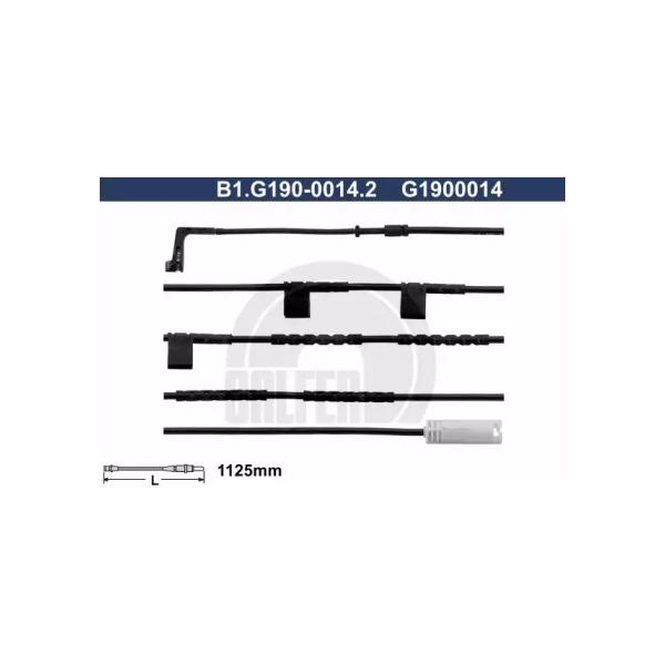 GALFER - B1G19000142 (Датчик износа тормозных колодок)