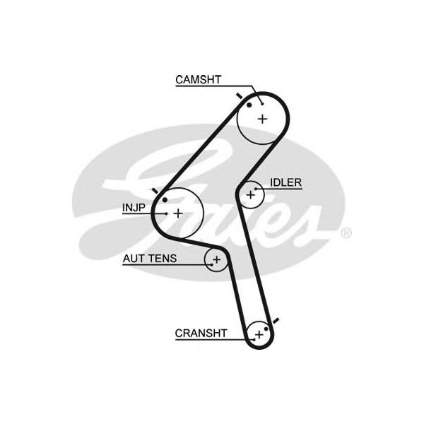 GATES - 5470XS (5470XS 76145x30 Ремень ГРМ HSN GATES)
