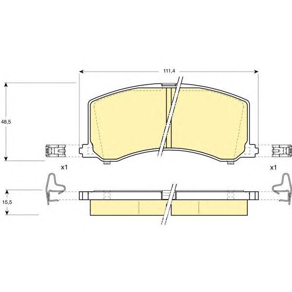 GIRLING - 6130919 (Колодки торм пер SUZUKI BALENO)