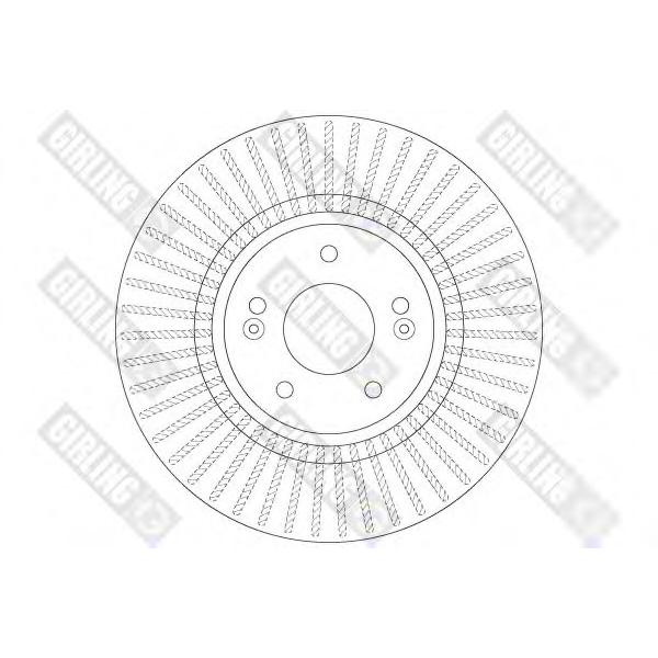GIRLING - 6079731 (Диск тормозной передний 321x28)