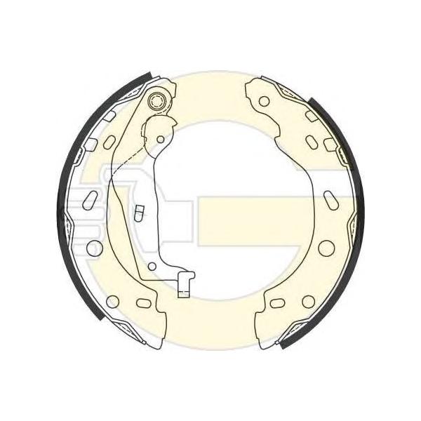 GIRLING - 5186854 (Колодки торм.бар.SMART CABRIO/CITY/FORTWO/ROADSTER 0.6-1.0 98-)