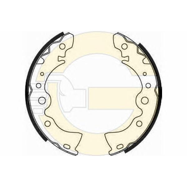 GIRLING - 5182469 (Колодки торм.бар.NISSAN ALMERA CLASSIC/N16 00-/BLUEBIRD 00-05/SUNNY 00-03)