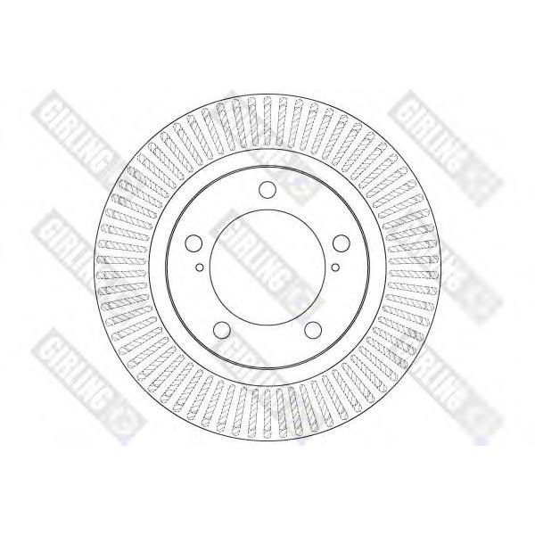 GIRLING - 6062395 (Диск тормозной 6062395)