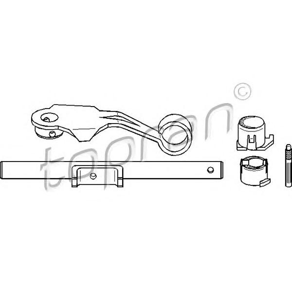 HANS PRIES - 722 141 (722141HP-466 вилка сцепления!/ Citroen Xantia/Xsara, Peugeot 406 2.0 16V/1.9TD <04)
