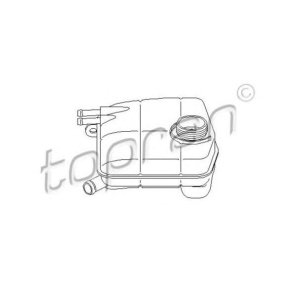 HANS PRIES - 302 296 (Расширительный бачок для Ford Focus I 1.8-2.0)