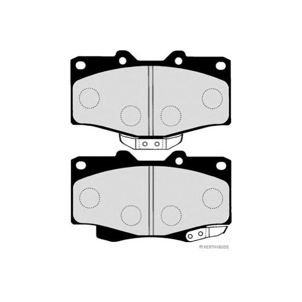 JAKOPARTS - J3602121 (Колодки тормозные передние)