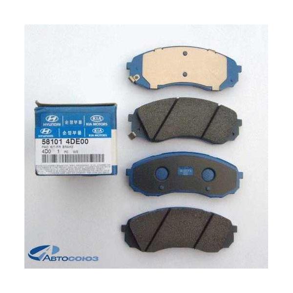 HYUNDAI-KIA - 58101-4DE00 (Колодки тормозные передние)