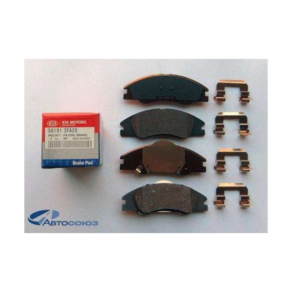 HYUNDAI-KIA - 58101-2FA20 (колодки тормозные передние 15