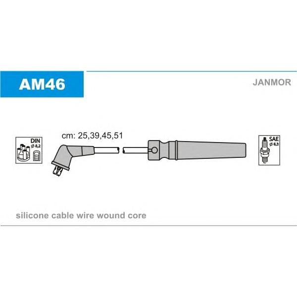 JANMOR - AM46 (ком-т проводов/ Chevrolet Lacetti 1.4/1.6 (DOHC) 05>)