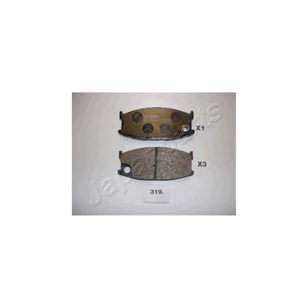 JAPANPARTS - PA-319AF (Комплект тормозных колодок, дисковый тормоз)