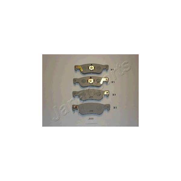 JAPANPARTS - PP900AF (Комплект тормозных колодок, дисковый тормоз)