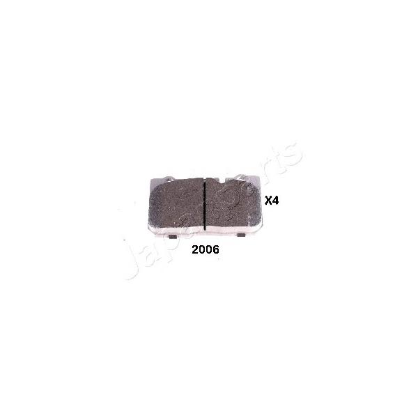 JAPANPARTS - PA-2006AF (Комплект тормозных колодок, дисковый тормоз)