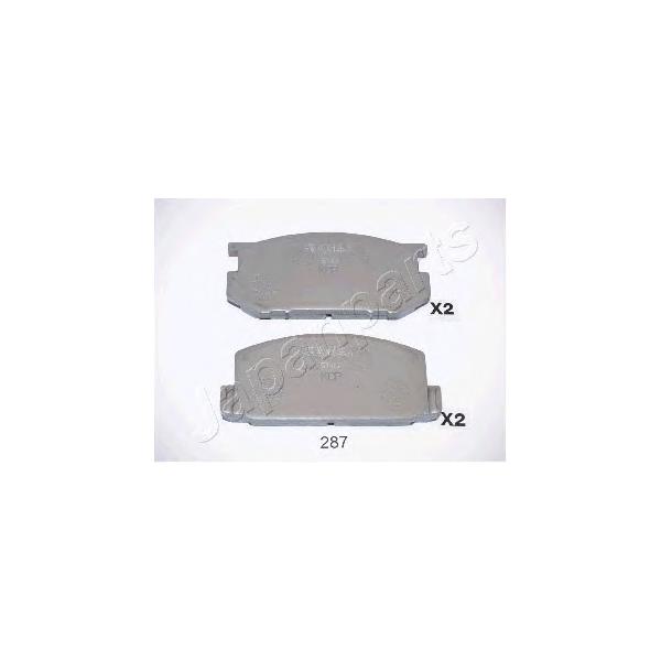 JAPANPARTS - PA-287AF (Комплект тормозных колодок, дисковый тормоз)