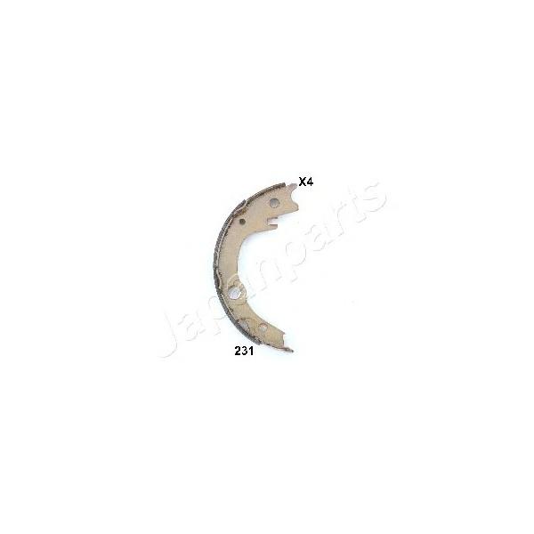 JAPANPARTS - GF-231AF (Комплект тормозных колодок, стояночная тормозная система)