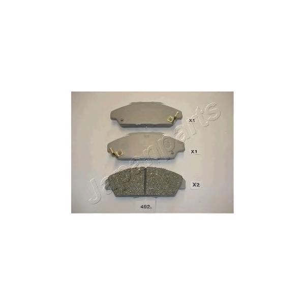 JAPANPARTS - PA-492AF (Комплект тормозных колодок, дисковый тормоз)