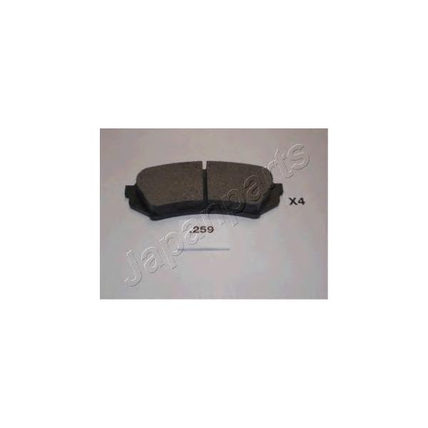 JAPANPARTS - PP-259AF (Комплект тормозных колодок, дисковый тормоз)