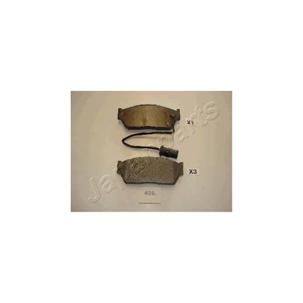 JAPANPARTS - PA429AF (Комплект тормозных колодок, дисковый тормоз)