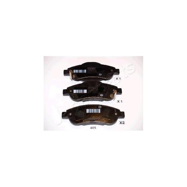 JAPANPARTS - PA-405AF (Комплект тормозных колодок, дисковый тормоз)