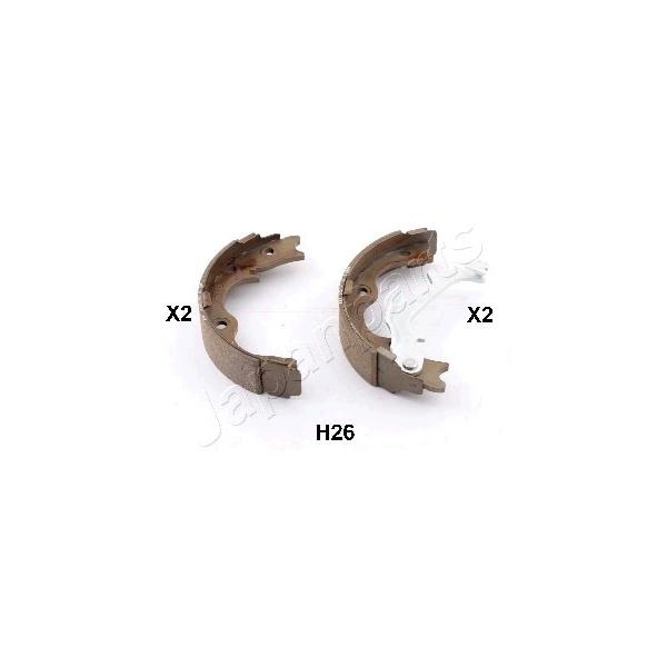 JAPANPARTS - GFH26AF (Колодки тормозные барабанные Hyundai Tucson 2.0 CRDi/2.0 CRDi 04-10, Kia Sportage 1.6 GDI/1.7 CRDi/2)
