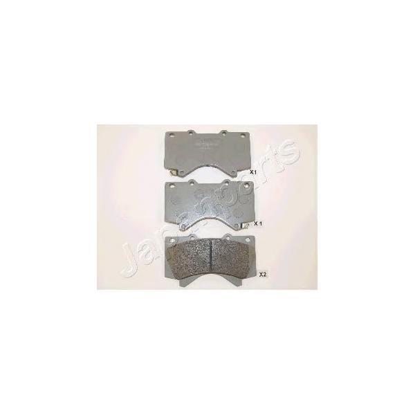 JAPANPARTS - PA-272AF (Комплект тормозных колодок, дисковый тормоз)