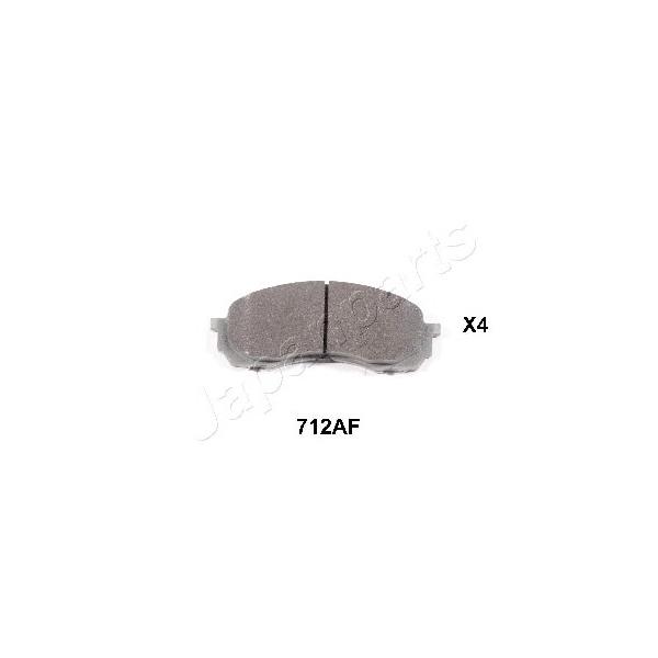 JAPANPARTS - PA-712AF (Комплект тормозных колодок, дисковый тормоз)