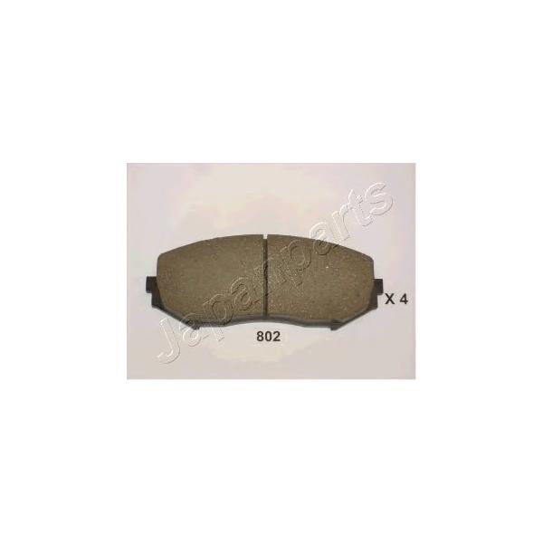 JAPANPARTS - PA-802AF (Комплект тормозных колодок, дисковый тормоз)