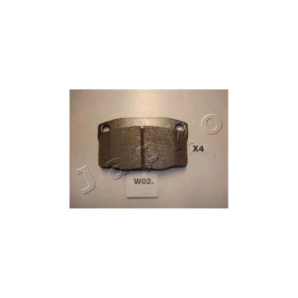 JAPKO - 50W02 (Колодки тормозные дисковые)