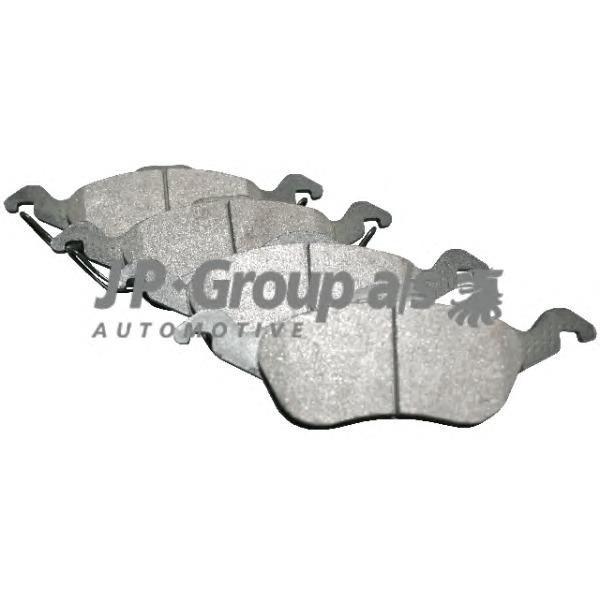 JP GROUP - 1563600910 (Колодки тормозные передние для Ford Focus I 1998~2004)